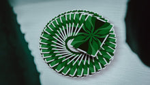 Load image into Gallery viewer, Gilded Green Wave Playing Cards