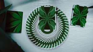 Green Wave Playing cards